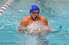Swimming vs Bentley  Wheaton College Swimming vs Bentley. - Photo By: KEITH NORDSTROM : Wheaton, Swimming, Bentley